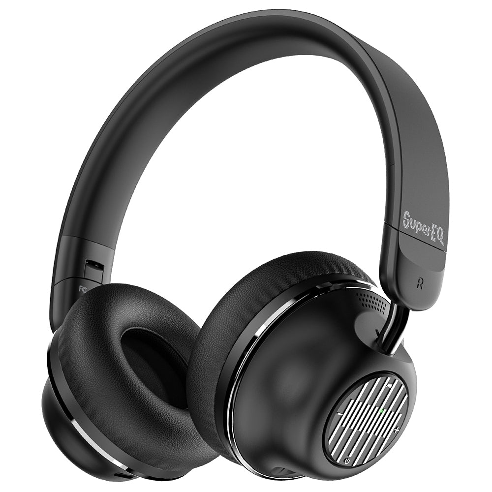 SUPEREQ S2 Bluetooth Active Noise Canceling On-Ear Headphones HD Sound Foldable Headset SUPEREQ S2 Bluetooth Active Noise Canceling On-Ear Headphones HD Sound Foldable Headset